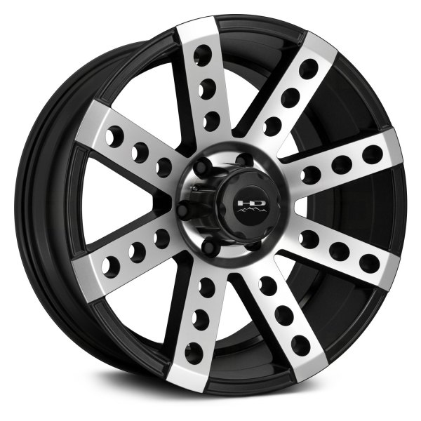 HD OFF-ROAD® - BUCKSHOT Satin Black with Machined Face