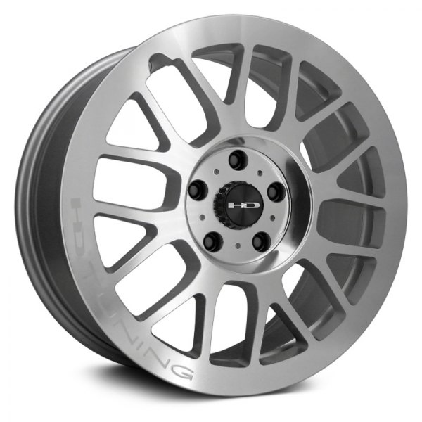 HD WHEELS® - GEAR Silver with Mirror Polished Face