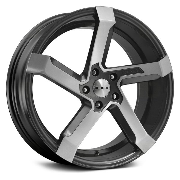 HD WHEELS® - KINK Gunmetal with Brushed Face