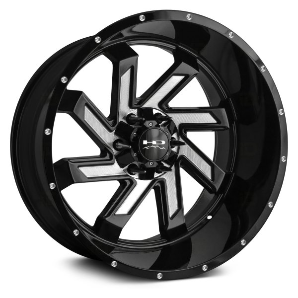 HD OFF-ROAD® - SAW Gloss Black with Milled Face