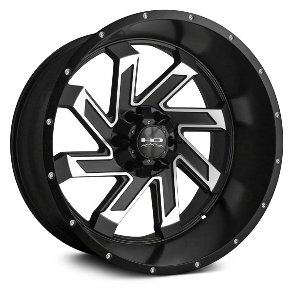 HD OFF-ROAD® - SAW Satin Black with Machined Face