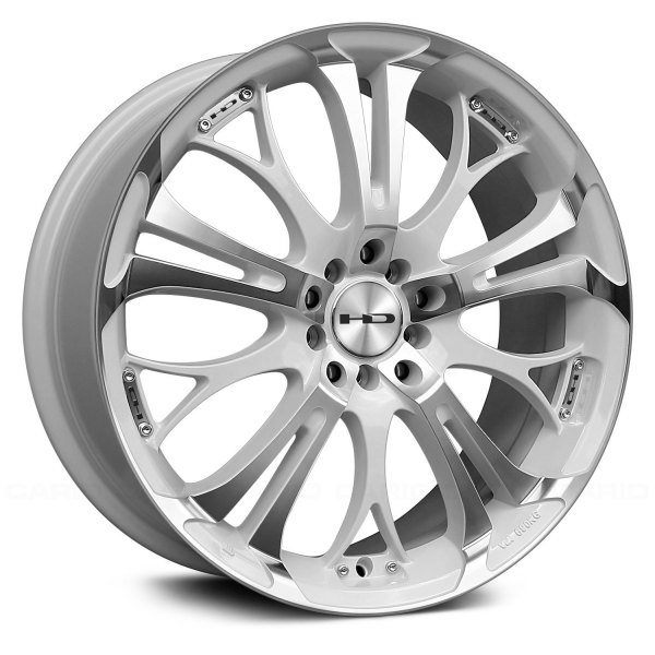 HD WHEELS® - SPINOUT Gloss White with Machined Face