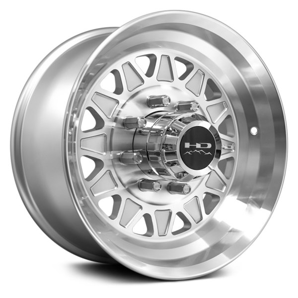 HD WHEELS® - HDT-FORGED TRAILER Silver with Machined Face