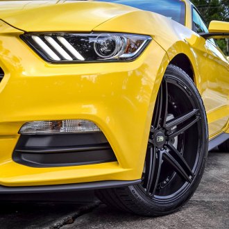 HD® - Vapor Matte Black on Ford Mustang