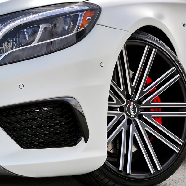 HEAVY HITTERS® - H11 Satin Black Milled Accents Mbenz S63