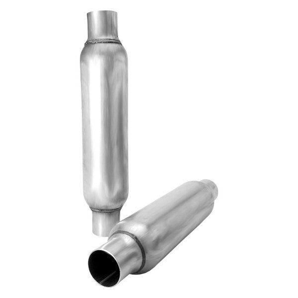 Hedman Hedders® - Aluminized Steel Glass Pack Gray Exhaust Muffler