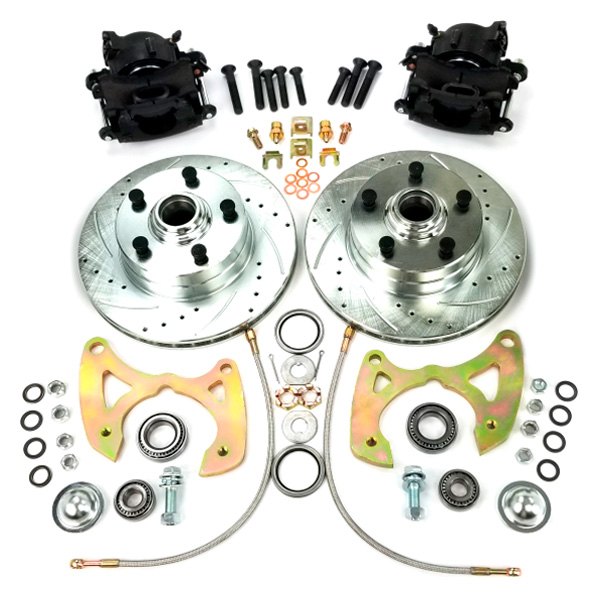  Helix® - Drilled and Slotted Front Disc Brake Conversion Kit without Spindles