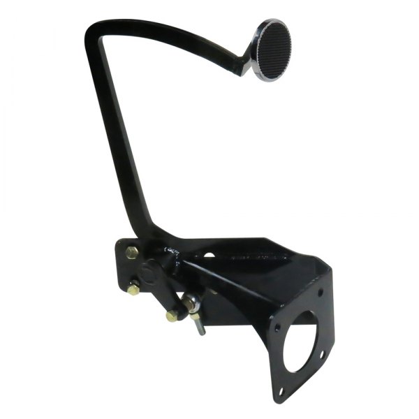 Helix® - OE X-Frame Brake Pedal Bracket kit with Round Chrome Pedal Pad