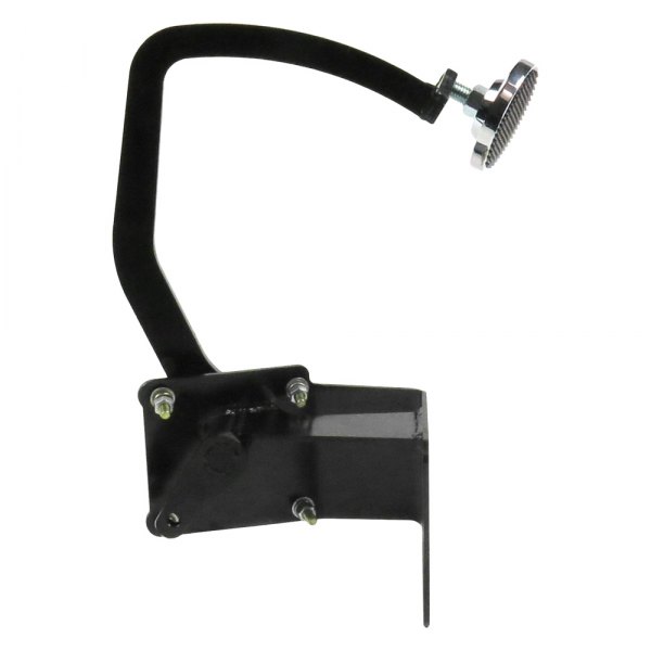 Helix® - Brake Pedal Bracket Kit with Round Chrome Pedal Pad