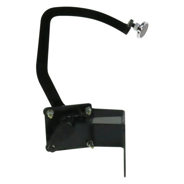 Helix® - Brake Pedal Bracket Kit with Small Oval Chrome Pedal Pad