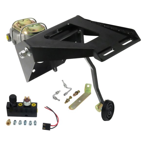 Helix® - Manual Brake Pedal Kit with Round Black Pad