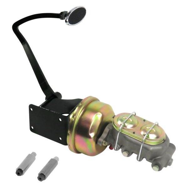 Helix® - Single Brake Pedal Kit with Oval Small Chrome Pad