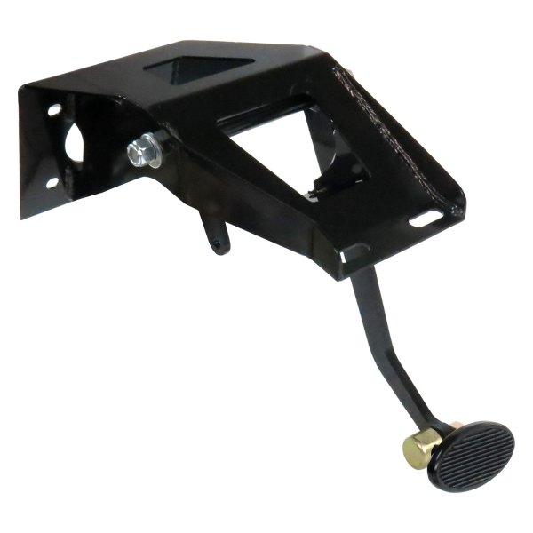 Helix® - Brake Pedal Bracket Assembly with Oval Large Black Pad