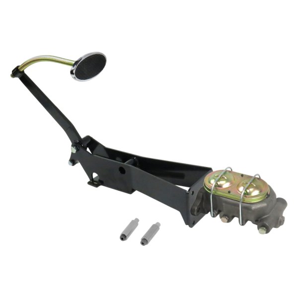 Helix® - Manual Brake Pedal Kit with Oval Large Chrome Pad