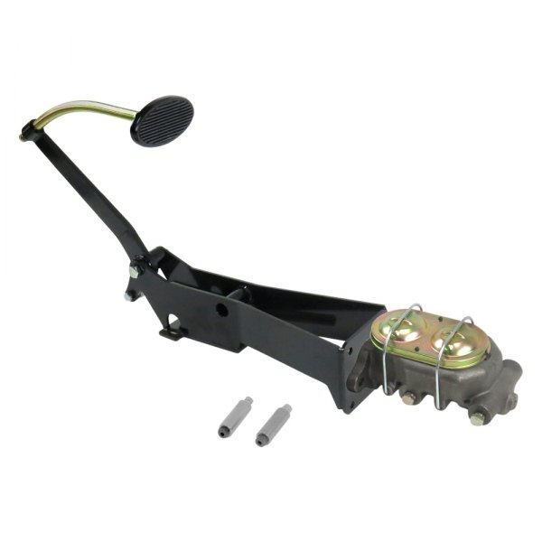 Helix® - Manual Brake Pedal Kit with Oval Large Black Pad