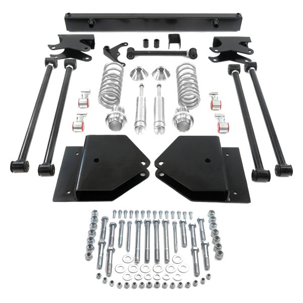 Helix® - Rear Parallel 4-Link Kit with Deluxe Coilover Shock