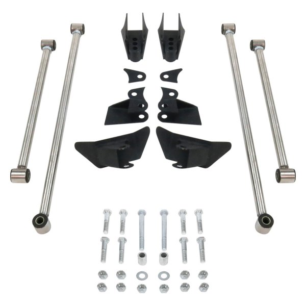 Helix® HEXTTK4SS Heavy Duty Triangulated 4Link Kit with Shock Hardware
