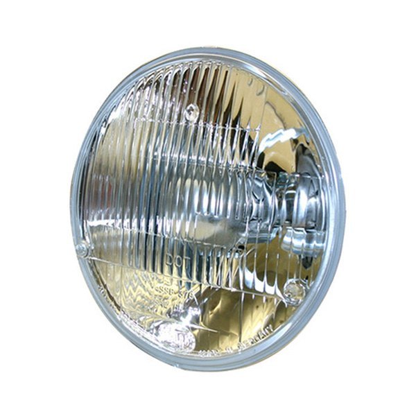 Hella® - Vision Plus 7" Round Chrome Factory Style Composite Headlight