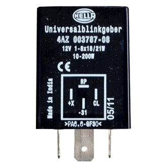 Hella® - 4-Pin Turn Signal Flasher Unit