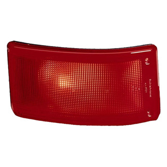 Hella® - Chrome/Red Euro Tail Light