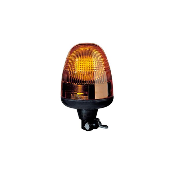 Hella® - 8.7" Rotaflex Pipe Mount Amber Halogen Beacon Light