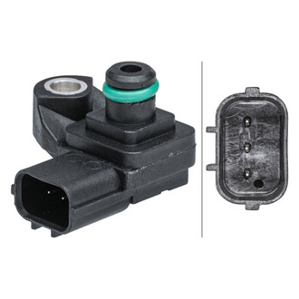 Hella® - Front Turbocharger Boost Sensor