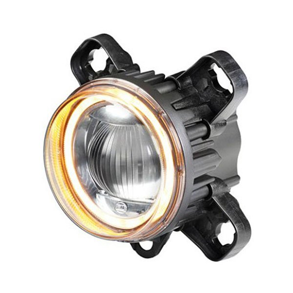 Hella® - L4060 3.5" High Beam Round Halo LED Headlight Projector Module with Turn Signal Light
