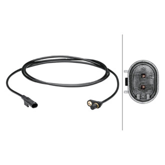 Hella® - Rear Driver Side ABS Wheel Speed Sensor