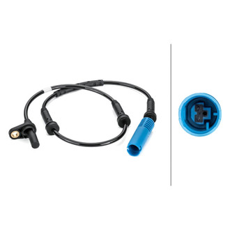 Hella® - Front Driver Side ABS Wheel Speed Sensor