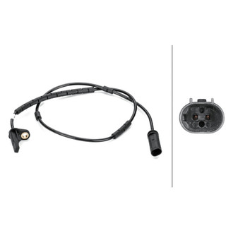 Hella® - Rear ABS Wheel Speed Sensor