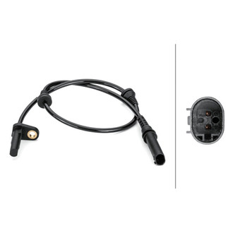 Hella® - Front Right ABS Wheel Speed Sensor