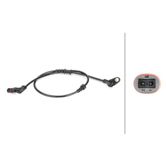 Hella® - Front Driver Side ABS Wheel Speed Sensor