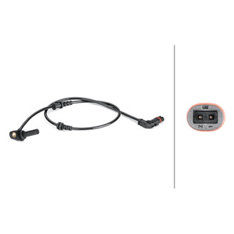 Hella® - Front Right ABS Wheel Speed Sensor