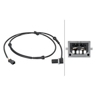 Hella® - Rear Right ABS Wheel Speed Sensor