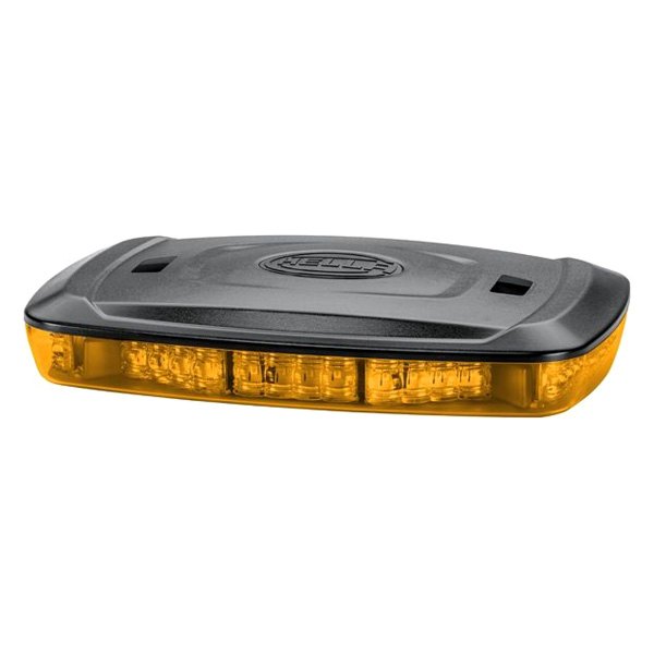 Hella® - 10" Magnet Mount Mini Amber LED Emergency Light Bar