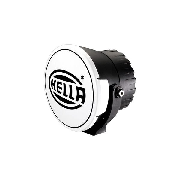 Hella® - 7" Round White Plastic Light Cover with White Logo for ValueFit Series