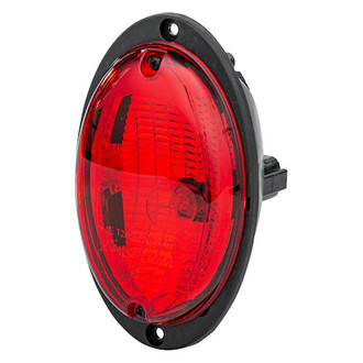 Hella® - Black/Red Euro Tail Light