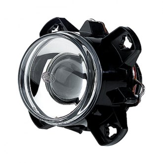 Hella® - Classic 90mm Round Low Beam Chrome With Projector Headlight Module