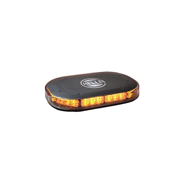Hella® - 10" MLB 100 Bolt-On Mount Mini Amber LED Emergency LED Light Bar