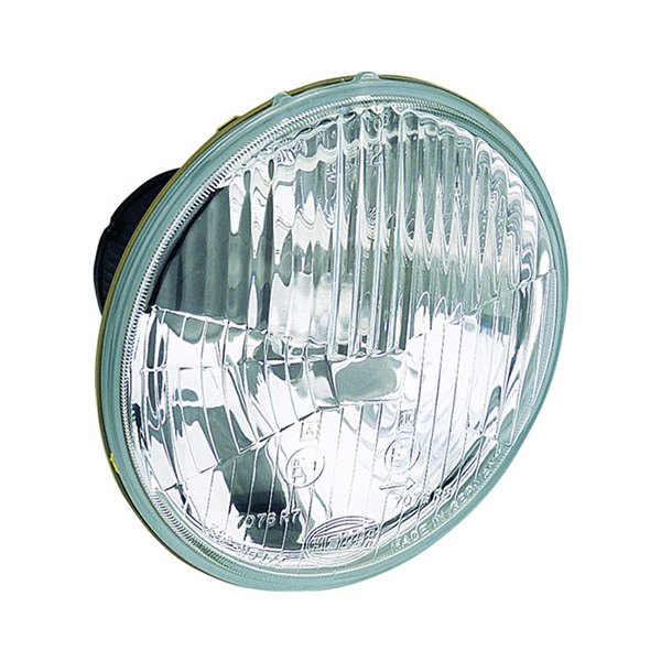 Hella® - 5 3/4" Round Chrome Factory Style Composite Headlight