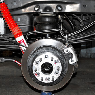 Hellwig® - Pro Series Helper Springs Installed
