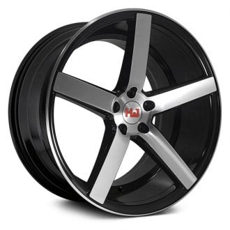 HEMI WHEELS® - HM05 Gloss Black with Brushed Face