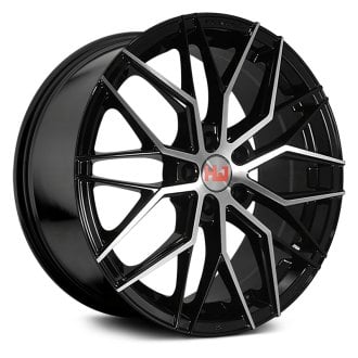 HEMI WHEELS® - HM06 Gloss Black with Brushed Face