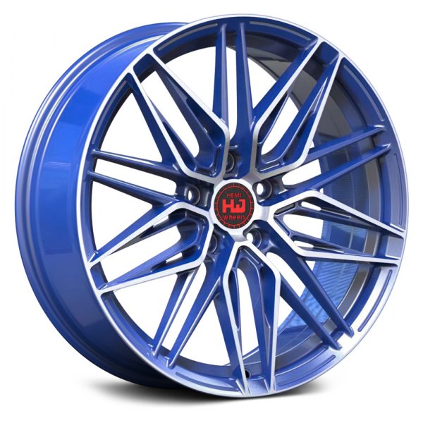 HEMI WHEELS® - HM10 Blue with Brushed Face and Lip