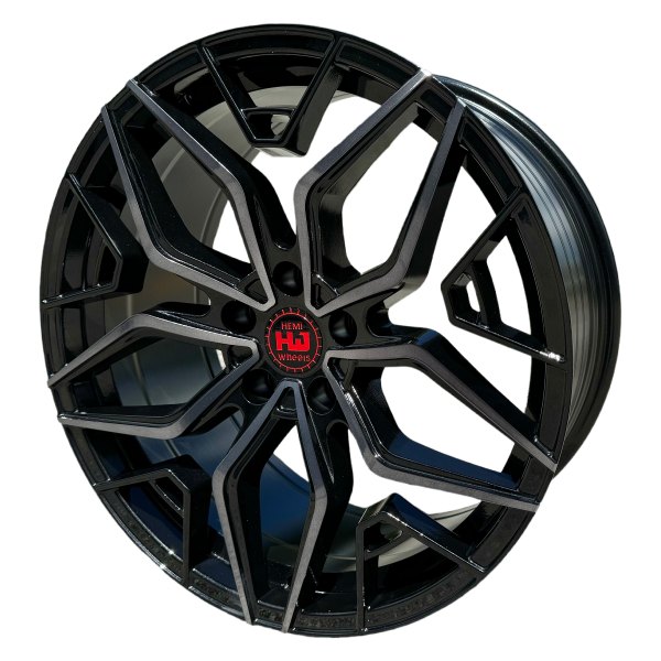HEMI WHEELS® - HM14 Gloss Black with Machined Face and Dark Tint