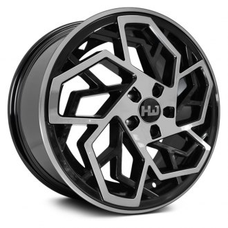 HEMI WHEELS® - HM7 Black with Polished Face