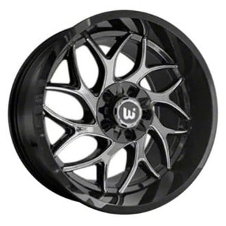 HEMI WHEELS® HM7 Wheels - Gloss Black with Red Face Rims