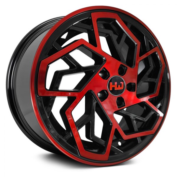 HEMI WHEELS® - HM7 Gloss Black with Red Face