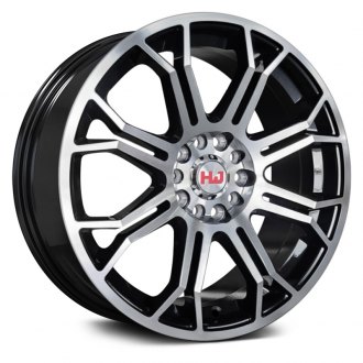 HEMI WHEELS® - HM8 Gloss Black with Brushed Face