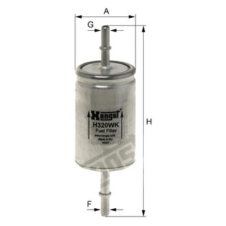 Hengst® - In-Line Fuel Filter